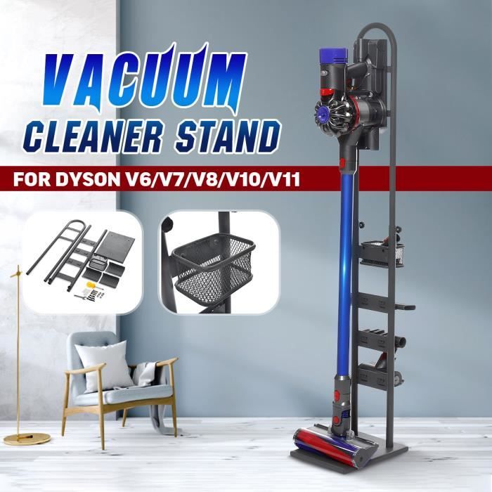 Cintre Support D Aspirateur Stockage Rangement Stand Avec Panier Pour Dyson V6 V7 V8 V10 V11 Achat Vente Piece Entretien Sol Cdiscount