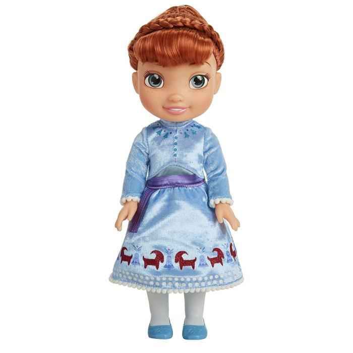 Poupée La Reine des Neiges - JAKKS PACIFIC - Anna Deluxe Manteau d'Hiver - 38 cm