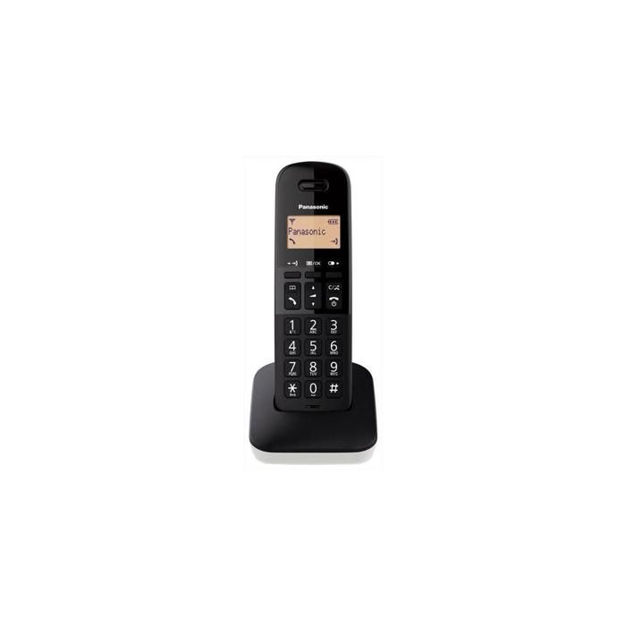Panasonic KX TGB610JTW Téléphone analogdect Combiné sans fil 50 entrées Identification de 'appelant - vue 1