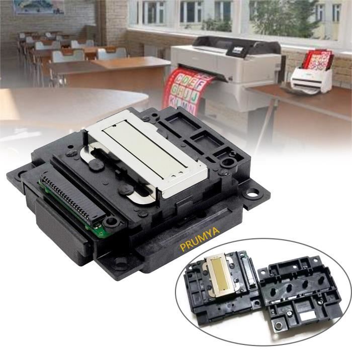 PRUMYA Tête dimpression Convient pour Epson L301 L300 L375 L358 L365 L550 L551 L350 L353 L360 L381 L385 XP300 XP400 Noir-1pcs