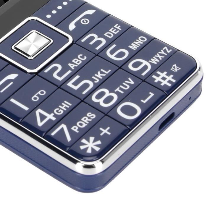 Téléphone Senior Débloqué 2G - Gros Boutons, Batterie 6800mAh - Neuf