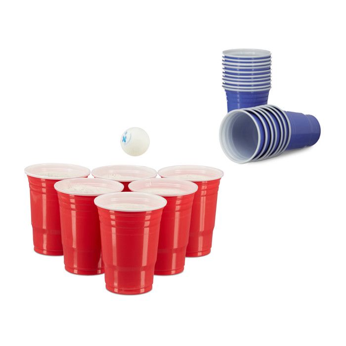 Gobelets de beer-pong 50 pièces 16 oz Accessoires de beer pong Set de bière- pong Gobelets de beer-pong 50 pièces 16 oz Accessoires de beer pong Set de bière- pong