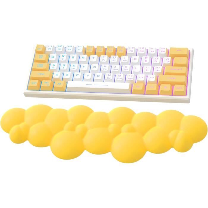 Niciksty Plateforme Souris Ergonomique Rotative 360° Sous Bureau – Tapis Souris Avec Pince & Repose-Poignet Ajustable