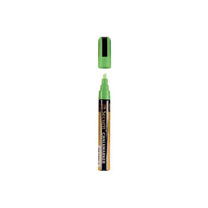 Marqueur Craie Vert 6 mm pour Ardoise Effaçable