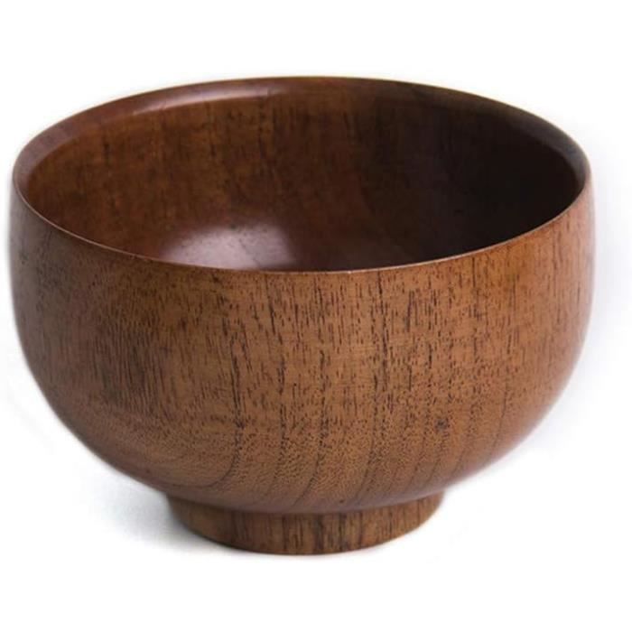 Bol Japonais Vintage Pour Nouilles Ou Soupe - Vaisselle Asiatique Rouge - État Occasion
