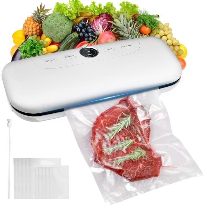 Mini Machine sous Vide USB Ménage Alimentaire Scelleur Sous Vide avec 15 Sacs sous Vide ma31747