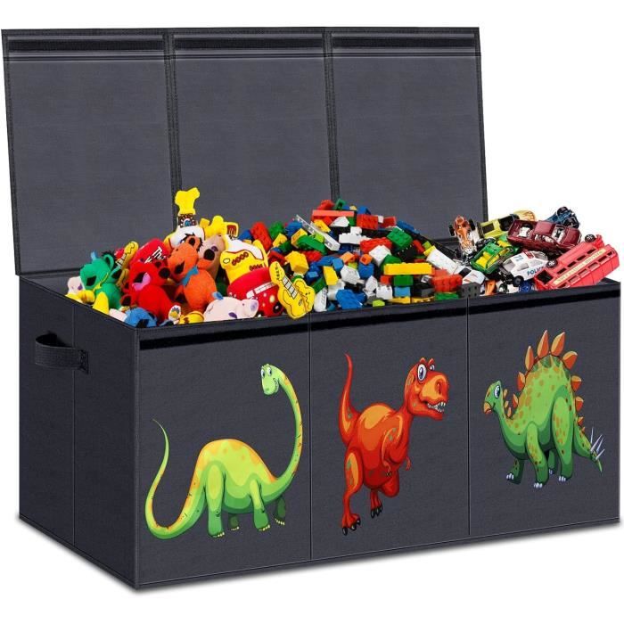 Boîte De Rangement Avec Couvercle Motif Ours I Boîte À Jouets Pliable