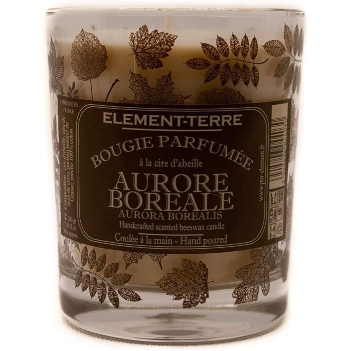 Bougie Parfumée 200 Grammes, 50 Heures Parfum Oxygène