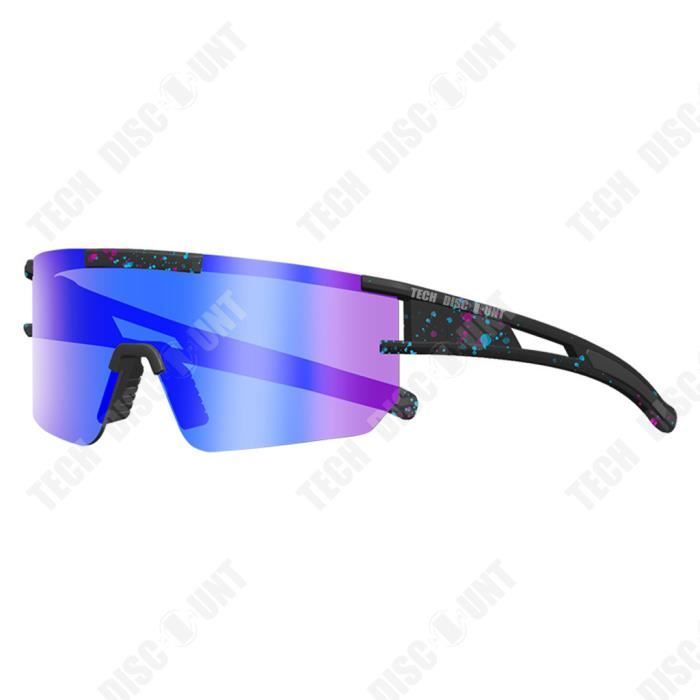 Lunettes Riloer X7 Polarisé UV400 – 4 Verres Interchangeables | Moto, Ski, Pêche, Conduite Nuit | Protection Sportive Unisexe