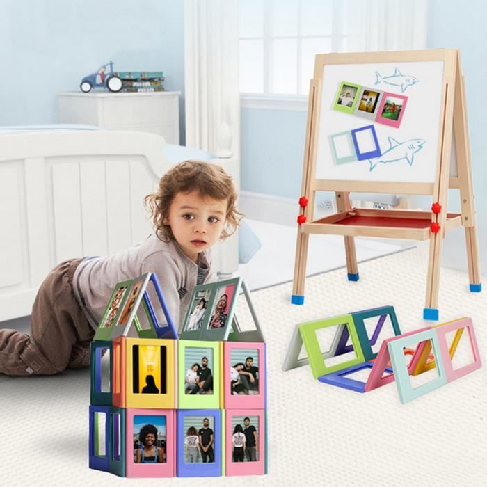 11 Mini-cadres Magnétiques Colorés Pour Frigo - Déco Fun Et Pratique Pour Afficher Vos Photos Préférées