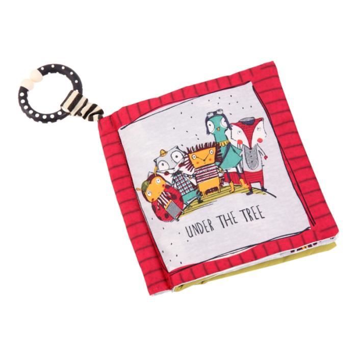 Livre En Tissu Pour Bebe Non Toxique Motif De Renard Rouge Doux Intellectuel Avec De Papier Sonore Premier Jouet De Livre D Eveil Achat Vente Livre Parution Pas Cher Cdiscount