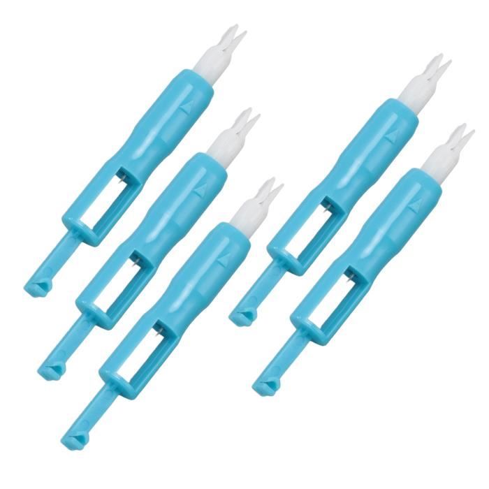 Enfile-aiguille Automatique Pour Machine à Coudre - Compatible Aiguilles 9-16, ABS, 12 Cm