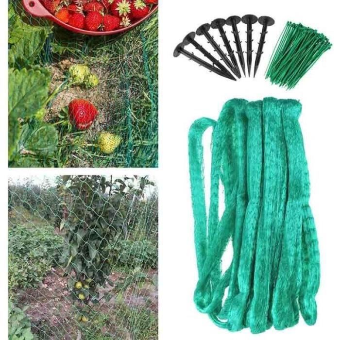 Filet De Protection Pour Oiseaux Et Jardin – 15,2 M X 15,2 M – Maille Noire – Pour Arbres Fruitiers, Buissons