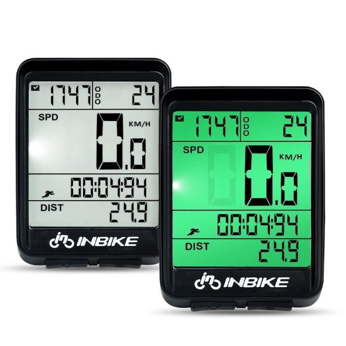 Ordinateur De Vélo WEST BIKING – Sans Fil, Étanche, Rétroéclairage LED, Compteur De Vitesse