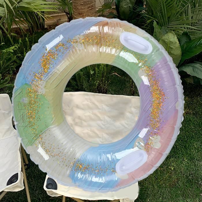 Anneau de Bain, RosyFate Bouée Gonflable Brillante, Anneau de Natation à Paillettes, Bouée Piscine, Anneau de Natation Adulte, Bague de Natation Flottante, pour Fête de Piscine (Argent - 100cm Anneau de Bain, RosyFate Bouée Gonflable Brillante, Anneau de Natation à Paillettes, Bouée Piscine, Anneau de Natation Adulte, Bague de Natation Flottante, pour Fête de Piscine (Argent - 100cm
