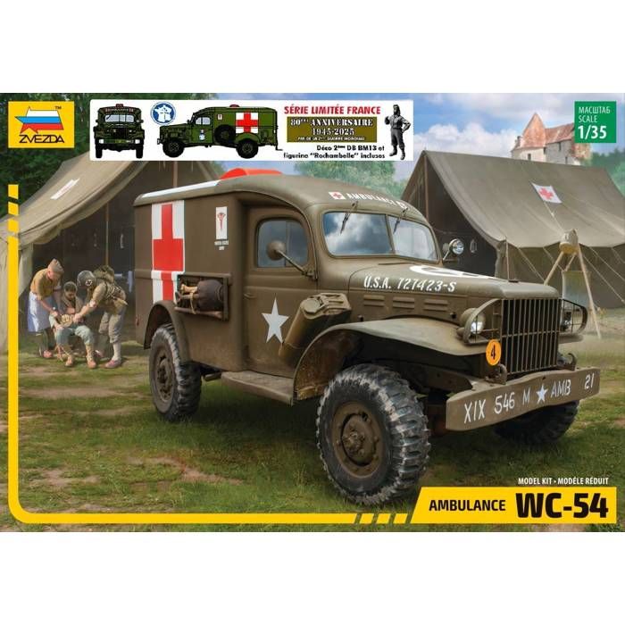ZVEZDA - Maquette Camion Dodge Wc-54 Ambulance Edition Spéciale |zvezda|3711p| 1:35 Maquette ZVEZDA - Maquette Camion Dodge Wc-54 Ambulance Edition Spéciale |zvezda|3711p| 1:35 Maquette