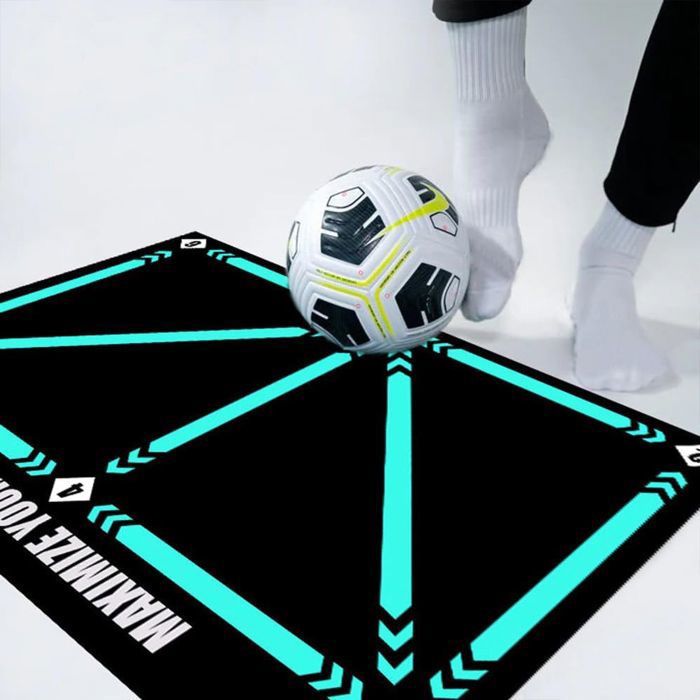 KBIBCK Tapis De Dribble Football – 60x90 Cm, Antidérapant, Entraînement Solo Au Contrôle Du Ballon Et Jeu De Jambes