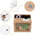 AEUWIER Tirelire Panda électronique pour Enfants et Adultes, Tirelire Panda électronique, Électrique Tirelire Petit Panda, Tirel154-2