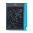 SHOP-STORY - Mini Tablettes LCD Ardoises Magiques Effaçables pour Écriture et Dessiner avec un Stylet - Bleu-2