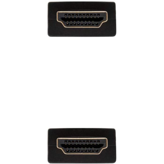 Câble HDMI 5 M Plaqué Or YUNUSOV – 4K, 3D, Blu-ray, PS4, Xbox, PC (2160p)