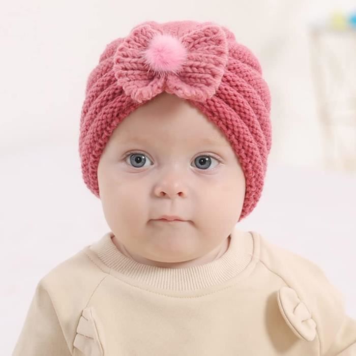 Turban Bebe Bandeau Bebe Fille Laine Bonnets Tricotes Enfants Bonnet Mignon Arc Bonnet Casquette Bonnets Nouveau Ne Chapeau x5294 Cdiscount Au quotidien