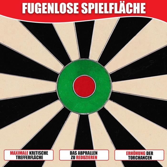 Jeu de flechettes double face Cible 6 Fleches - Jeux - Jouets
