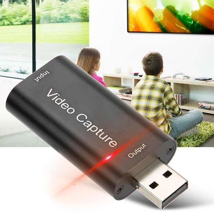 USB Boîtier d'Acquisition Vidéo Audio, Adaptateur de Capture 2.0 CARTE D' ACQUISITION AUDIO - CARTE D'ACQUISITION VIDEO - Cdiscount Informatique
