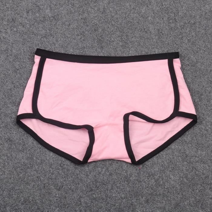 Culotte slip en coton pour femme Marque 191 pink C4 Blanc Cdiscount Pret a Porter