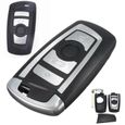 Coque Clé pour BMW Serie 3 5 6 7 X3 - 4 Boutons - Plip clé télécommande avec Lame Phonillico®-3