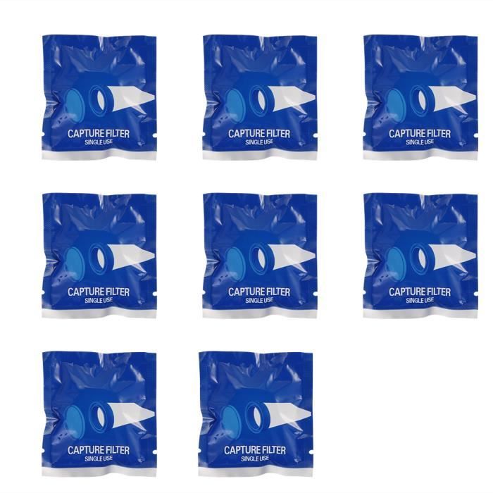 8 pièces filtre de capture de puces sac en maille Snap On Couvercle Anti- puces tête pièges à poux pour peigne à poux électrique v-pe - Cdiscount