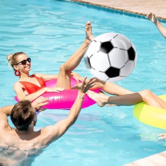 Satiskid – Lot De 3 Ballons De Plage 30,5 Cm – Rouge, Orange, Jaune – PVC Résistant – Plage, Piscine, été
