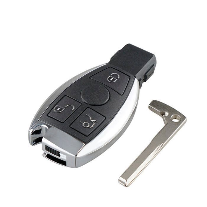 Coque De Remplacement Pour Télécommande Mercedes - Boîtier Vide 3 Boutons (Modèles C, E, S, CLK, SLK, Etc.) - Transfert Vos Électroniques