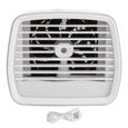 Mini climatiseur USB – Refroidisseur d'air 480ml avec lumière LED – Pour bureau, chambre et voiture – Blanc