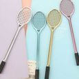 10 pièces stylos mignon badminton raquette stylo tennis enfants cadeau pour bureau école  STYLO - PARURE DE STYLO - RECHARGE-0