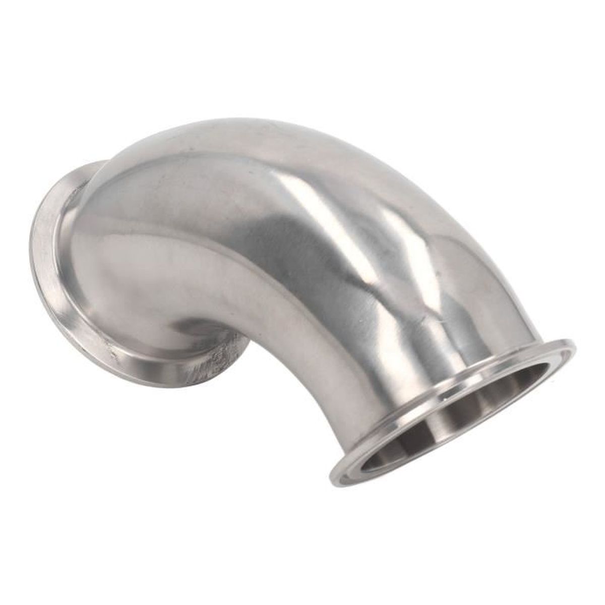Coude Sanitaire 45° En Inox 304 - Raccord Tri Clamp 1.5", 2", 34mm - Pour Infusion, Brassage, Industrie Agroalimentaire