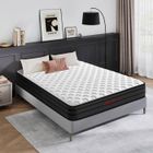 Matelas 160x200 cm INRE, Épai 25cm, Matelas Hybride en Ressorts Ensachés à Mémoire de Forme, Soutien 7 Zones,Moyenne
