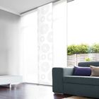 MADECO Panneau Japonais Tamisant Blanc Dévoré Cercle