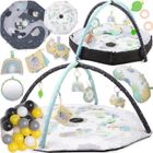 MoMi DAY&NIGHT - 3en1 - Tapis d'Eveil Bebe - arche à jouets - sensoriels jouets