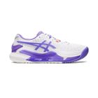 Chaussures de tennis ASICS Femme GEL-RESOLUTION 9 - Toutes Surfaces - Blanche / Violette 2023