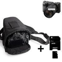 Housse protection pour Sony Alpha 6400 Sacoche anti-choc caméra étanche imperméable de pluie + 16GB mémoire