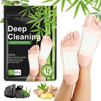 30 pcs patchs détoxifiants pour pieds pour soulager stress et dormir profondément 100 % naturels éliminer toxines et nettoyer corps