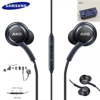 AKG ecouteurs EO IG955 intra-auriculaires 3.5mm-type-c avec micro casque filaire pour SAMSUNG Galaxy note10 S10-S10 + S9 S8-S8 + S7