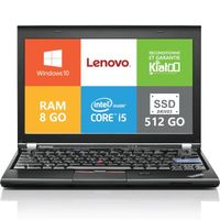 ordinateur de bureau LENOVO X220 core I5 8go ram 512go ssd disque dur,windows10, ordinateur reconditionné Garantie