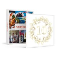 SMARTBOX - Noces d'étain : 10e anniversaire de mariage de rêve ! - Coffret Cadeau | 1 séjour de rêve, 1 halte gourmande, 1 parenthès