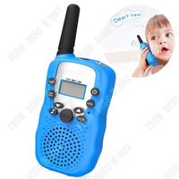 TD® Talkie-walkie pour enfants activités extérieures parent-enfant mini-talkie-walkie portable jouets interactifs sans fil