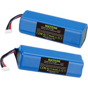 Lot de 2 batteries 6V 3500mAh pour Ecovacs Deebot D62s - Soci?t? Fran