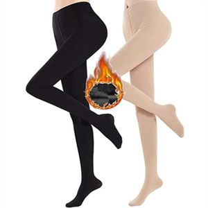 Collant Femme Hiver, Translucide Extensible Collant en Molleton RéSistant  Opaque Leggings Taille Haute, Thermiques Collant D'Hiver Polaire Grande