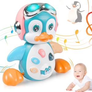 POUPON Jouet Musical Enfant 1 an, Rampants avec Musique et lumières,Jouet pour Bébé,Jouet Bébé Interactif d'apprentissage Sons Et Lumières