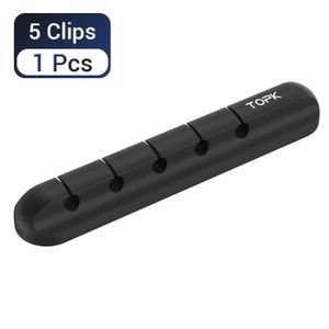 Pour c/âbles audio c/âbles dalimentation Lot de 50 clips de c/âbles adh/ésifs chargeurs