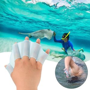 Doigt palmé gants Silicone équipement de natation  – Grandado